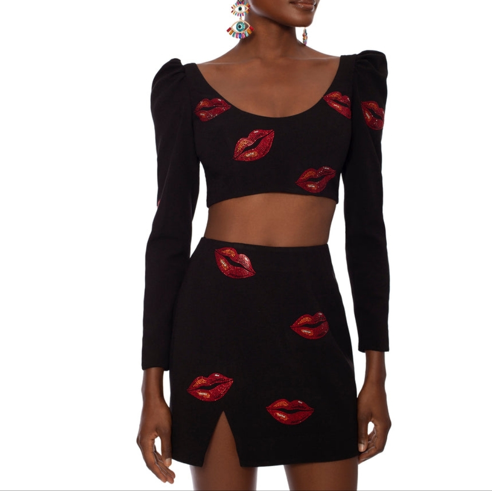 Helsi kisses top & skirt set Size Medium new with tags